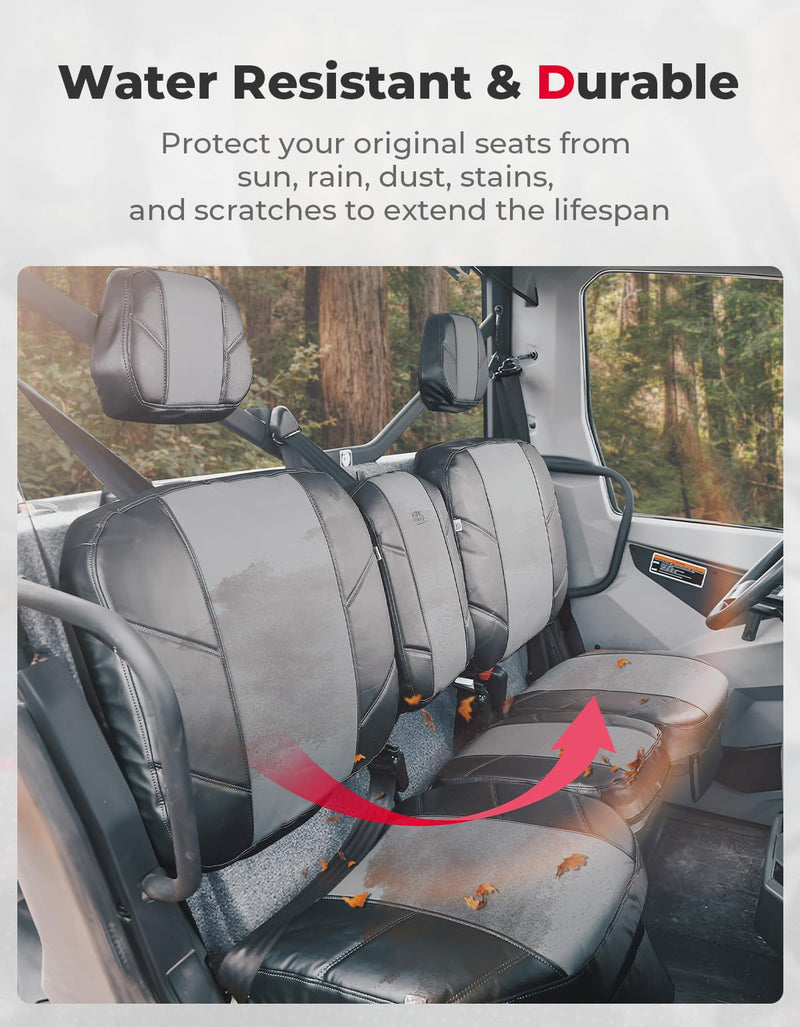 Load image into Gallery viewer, Split Bench Seat Covers Leather for Can Am Defender HD10|9|8|7
