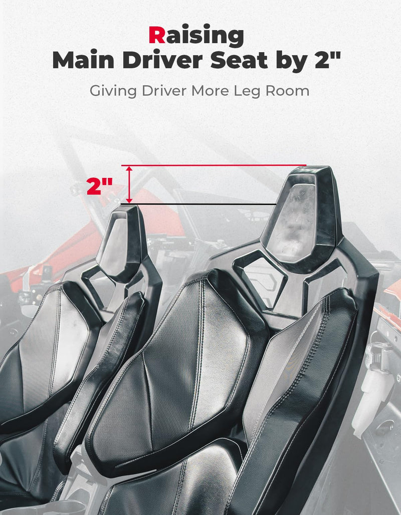 Load image into Gallery viewer, 2" Main Driver Seat Risers for RZR PRO XP 2020-2023 (4PCS)
