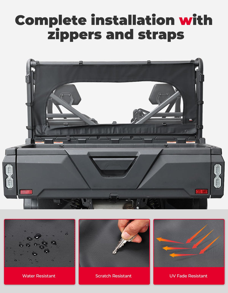Load image into Gallery viewer, Rear Soft Windshield with Zipper for CFMOTO Uforce 1000/1000XL
