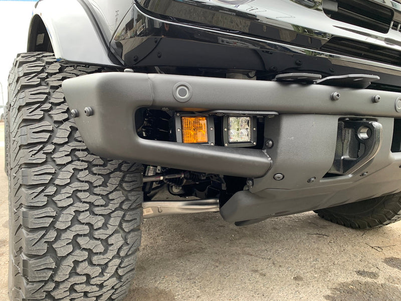 Load image into Gallery viewer, 2021+ Ford Bronco Dual Pod Fog Light Mounting Bracket
