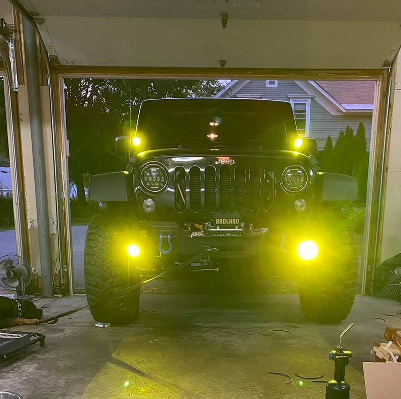Load image into Gallery viewer, Jeep JK Steerable Knuckle Pod Light Mounts (2007-2018 Wrangler)
