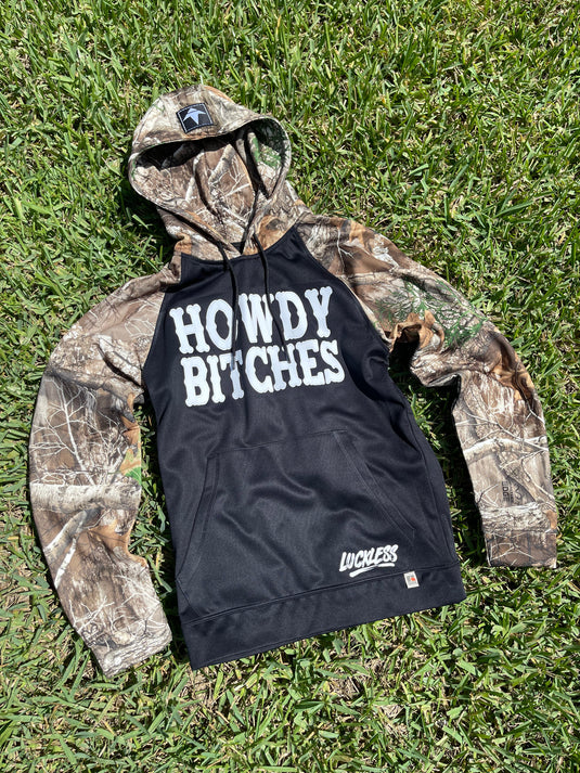 Howdy B*tches Realtree Blocked Hoodie