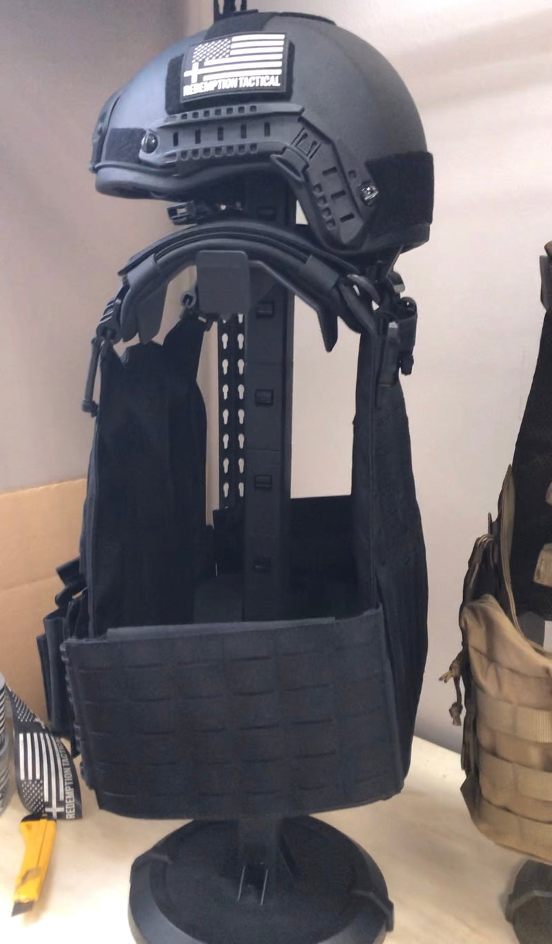 Load image into Gallery viewer, Armor Butler Stand 2.0 Holds Armor Tactical Vest Helmet Stand
