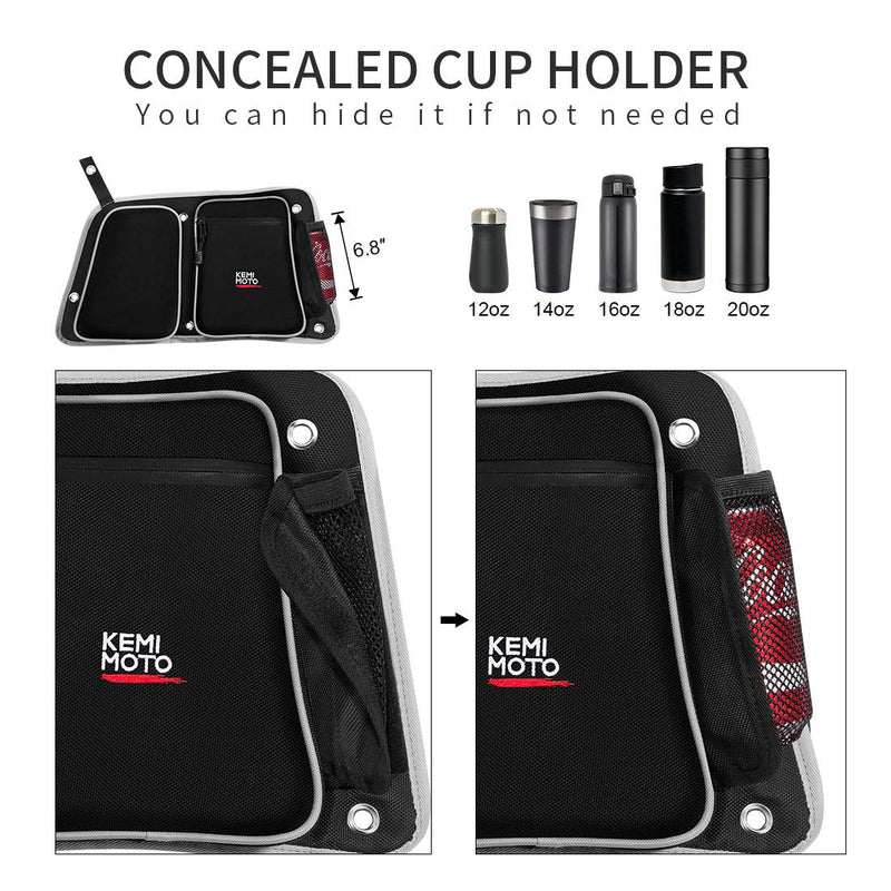 Load image into Gallery viewer, Rear Door Bags with Knee Pad for Polaris RZR XP 4 1000 2014-2023
