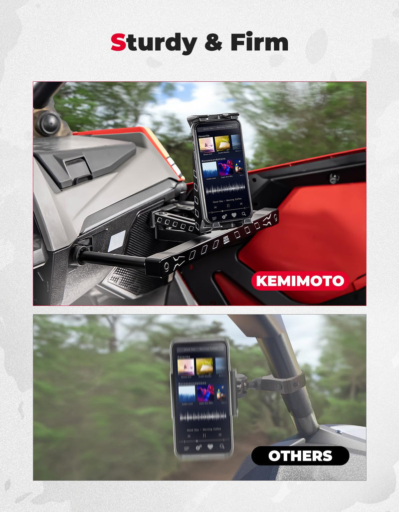 Load image into Gallery viewer, Electronic Device Mounts with Grab Bar For RZR PRO XP/R/Turbo R
