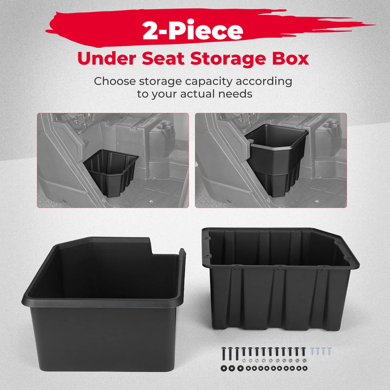Load image into Gallery viewer, Under Seat Storage Box for Polaris Ranger XP 1000 / Crew (2018-2024)
