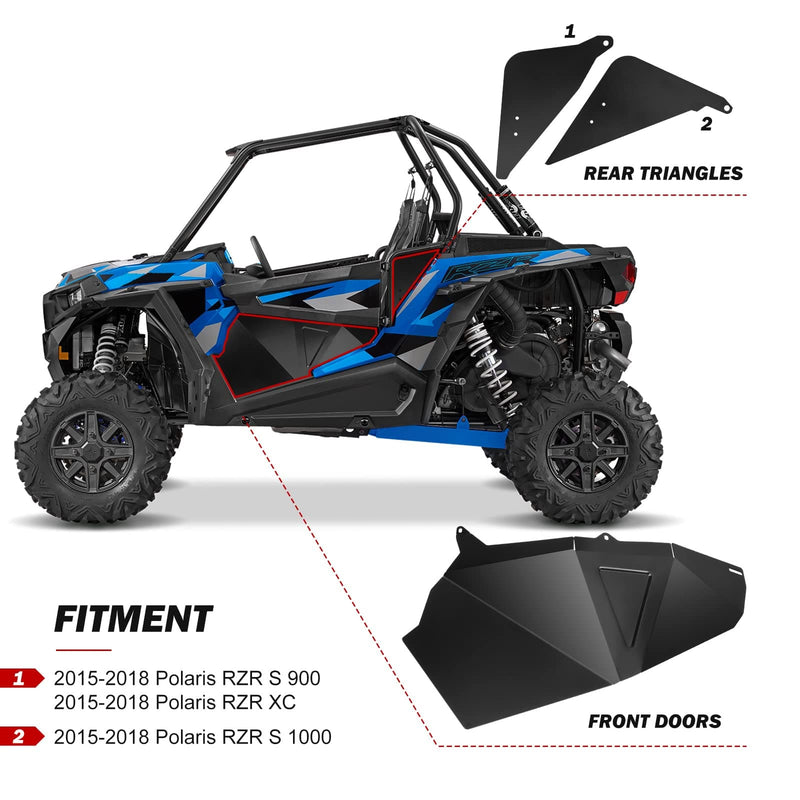 Load image into Gallery viewer, Lower Door Panel Inserts for Polaris RZR S 900/S 1000/XP 1000/XP Turbo
