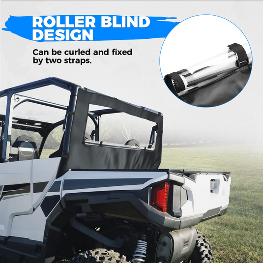 PVC Soft Rear Windshield for Polaris General 1000 /XP 1000