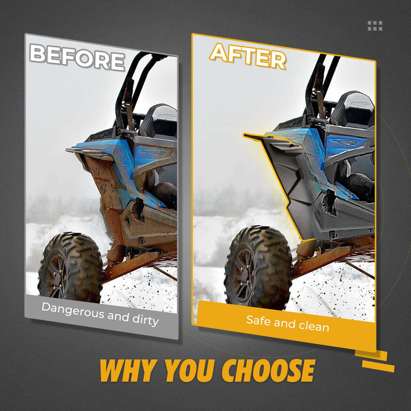 Load image into Gallery viewer, Rear Fender Flares for Polaris RZR XP 1000 /4 1000 2014-2023
