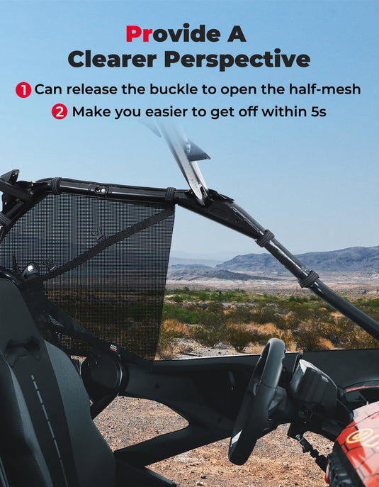 Upgraded Window Nets For CFMOTO ZForce 950