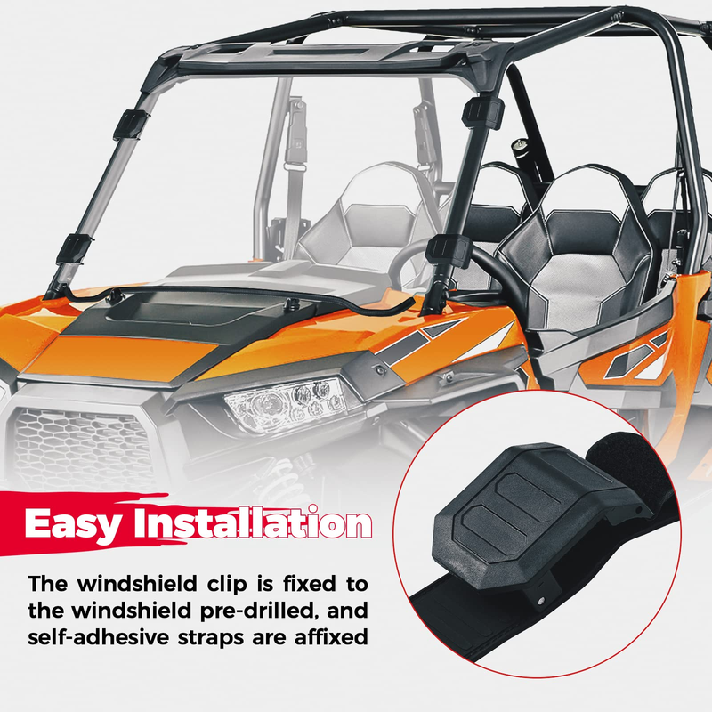 Load image into Gallery viewer, Front Full PC Windshield for Polaris RZR 570 800/4 800S XP 900/4
