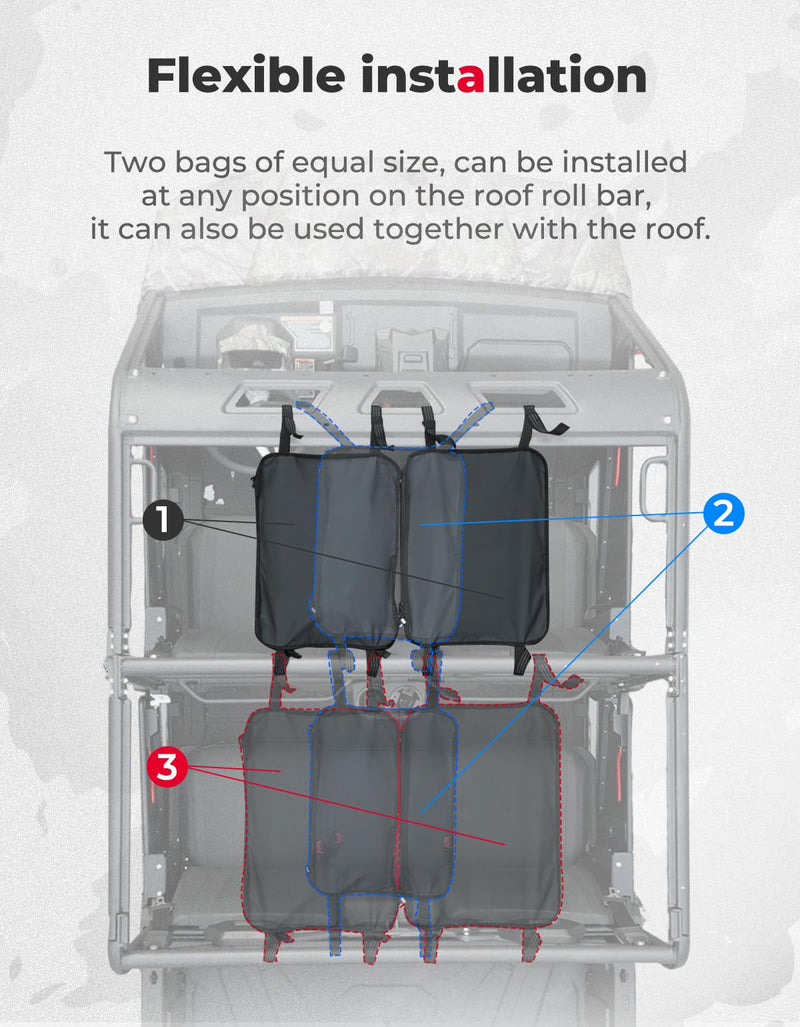 Load image into Gallery viewer, 2PCS Overhead Storage Bags for CFMOTO Uforce 1000/1000XL
