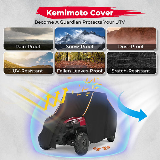 UTV Storage Sun Rain UV Cover for Polaris Ranger RZR XP 1000