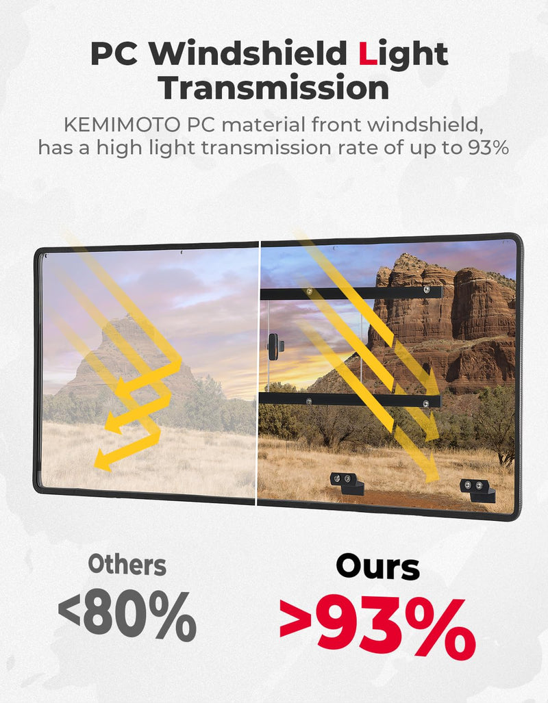 Load image into Gallery viewer, Rear Sliding Vented Windshield for CFMOTO UForce 1000 / 1000XL
