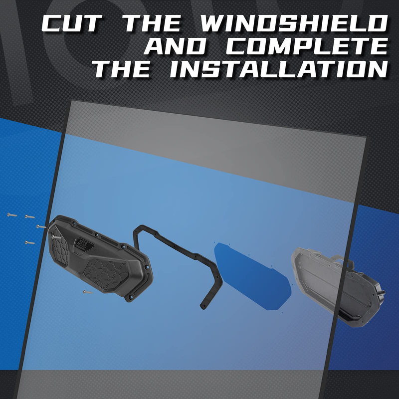 Load image into Gallery viewer, UTV Windshield Vent Kit For Polycarbonate Windshield
