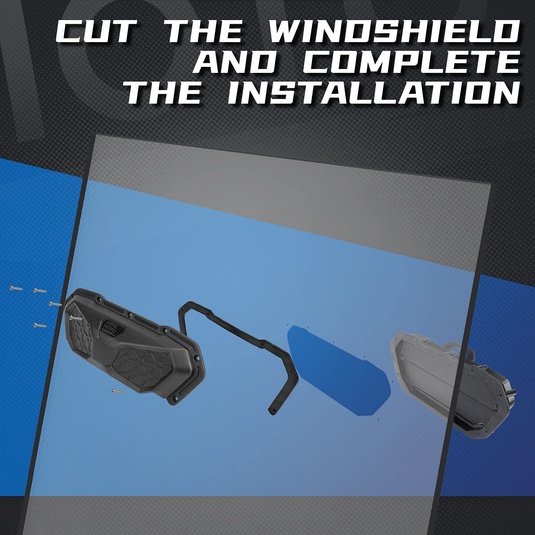 UTV Windshield Vent Kit For Polycarbonate Windshield