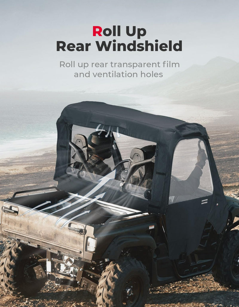 Load image into Gallery viewer, UTV Cab Enclosure Heavy-Duty 900D for Yamaha Rhino with Half Doors
