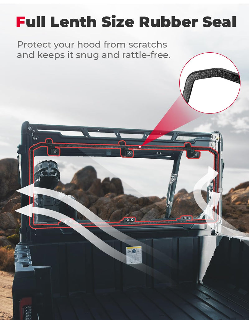 Load image into Gallery viewer, Midsize 570 Rear Windshield for Polaris Ranger 500 / Crew 570 / ETX
