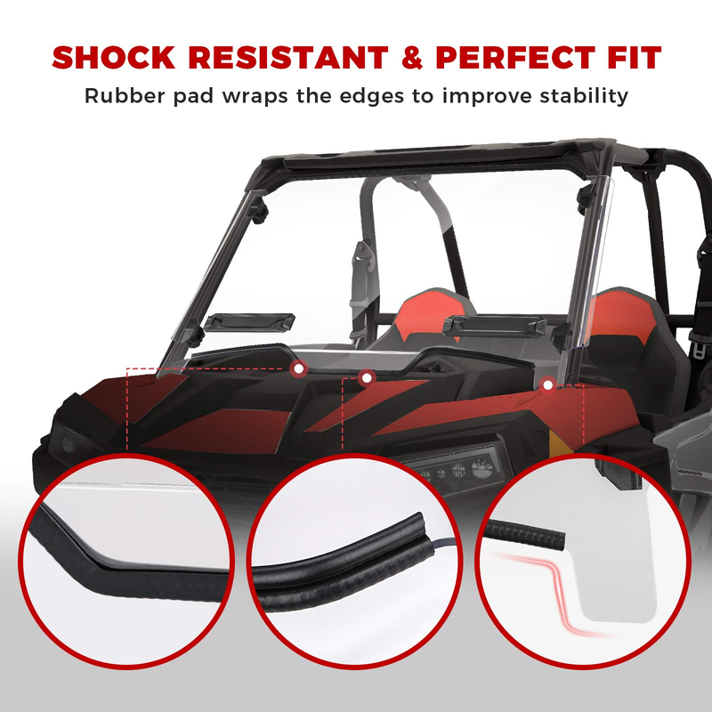 Load image into Gallery viewer, Front Windshield with Adjustable Vents for Polaris RZR XP 1000/4

