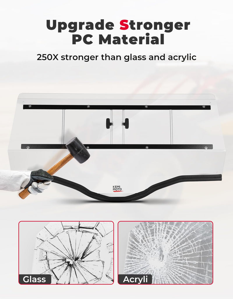 Load image into Gallery viewer, 2-IN-1 Rear Windshield for CFMOTO ZForce 500 | 800 | 1000
