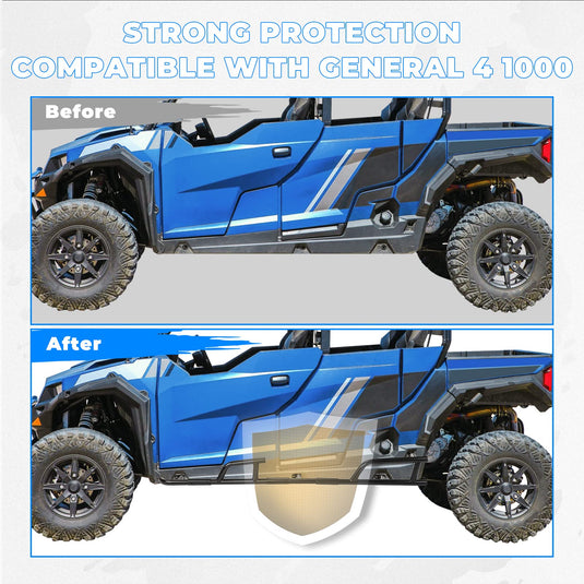Nerf Bars Rock Sliders for Polaris General XP 4 1000