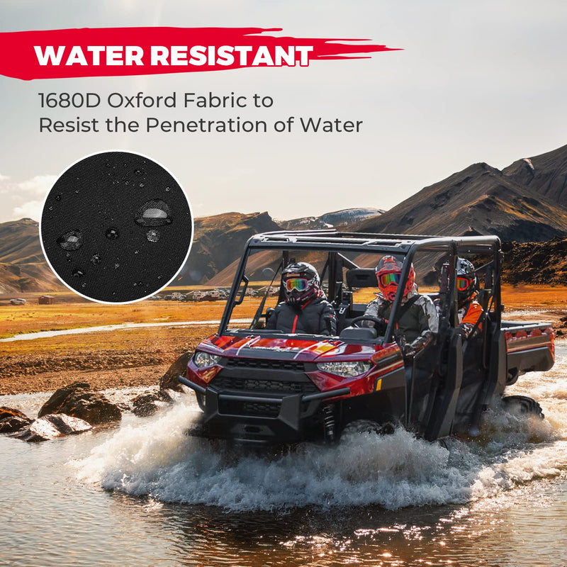 Load image into Gallery viewer, UTV Front &amp; Rear Seat Covers for Polaris Ranger Crew XP 1000
