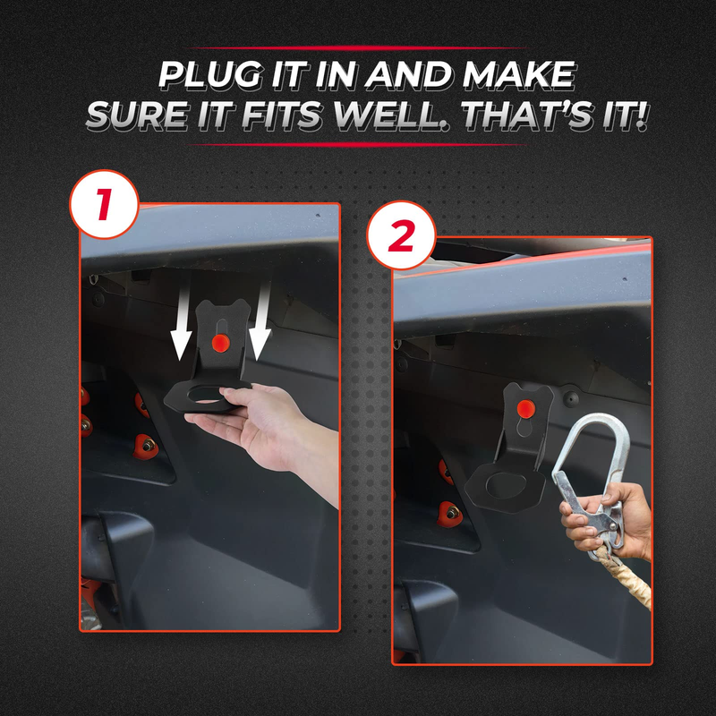 Load image into Gallery viewer, 4PCS Tie Down Brackets Hooks for Can Am Maverick X3/MAX
