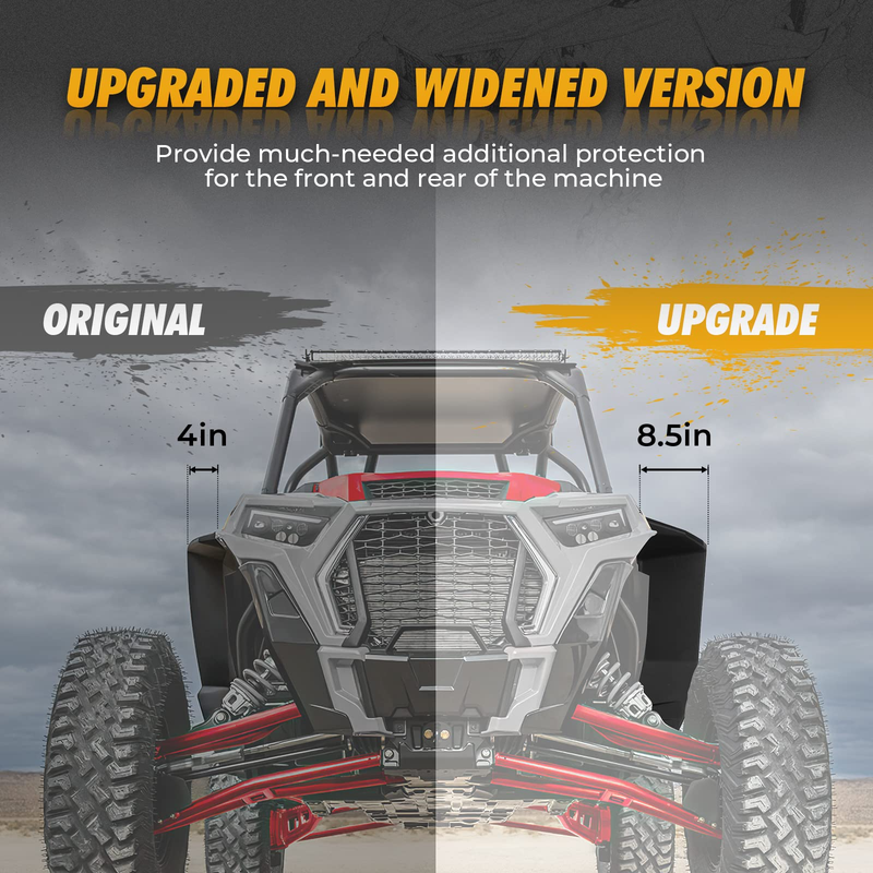 Load image into Gallery viewer, Fender Flares 8.5 Inch Mud Flap for Polaris RZR XP 1000/4

