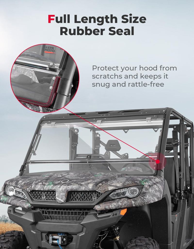 Load image into Gallery viewer, 2-IN-1 Flip Windshield for CFMOTO UForce 1000 / 1000XL

