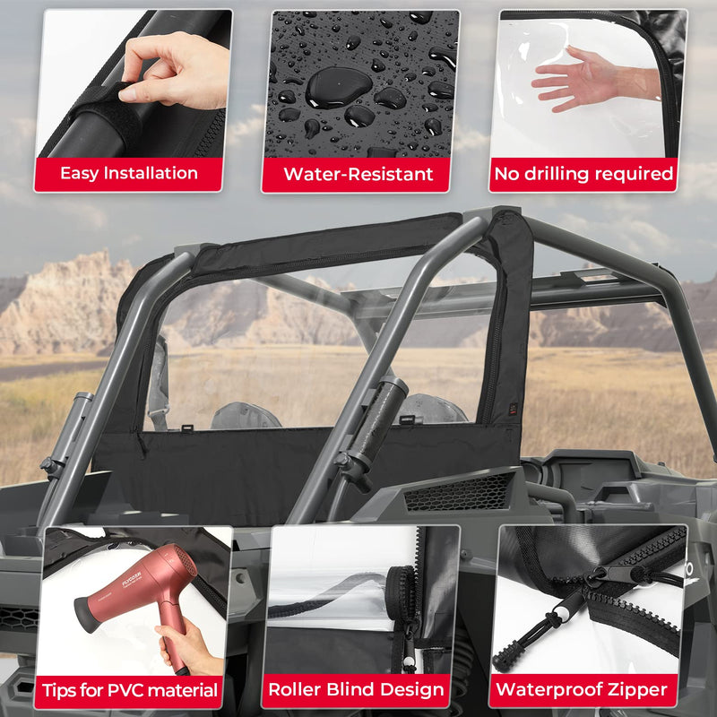 Load image into Gallery viewer, Soft Rear Windshield for Polaris RZR XP 1000 /4 2014-2023
