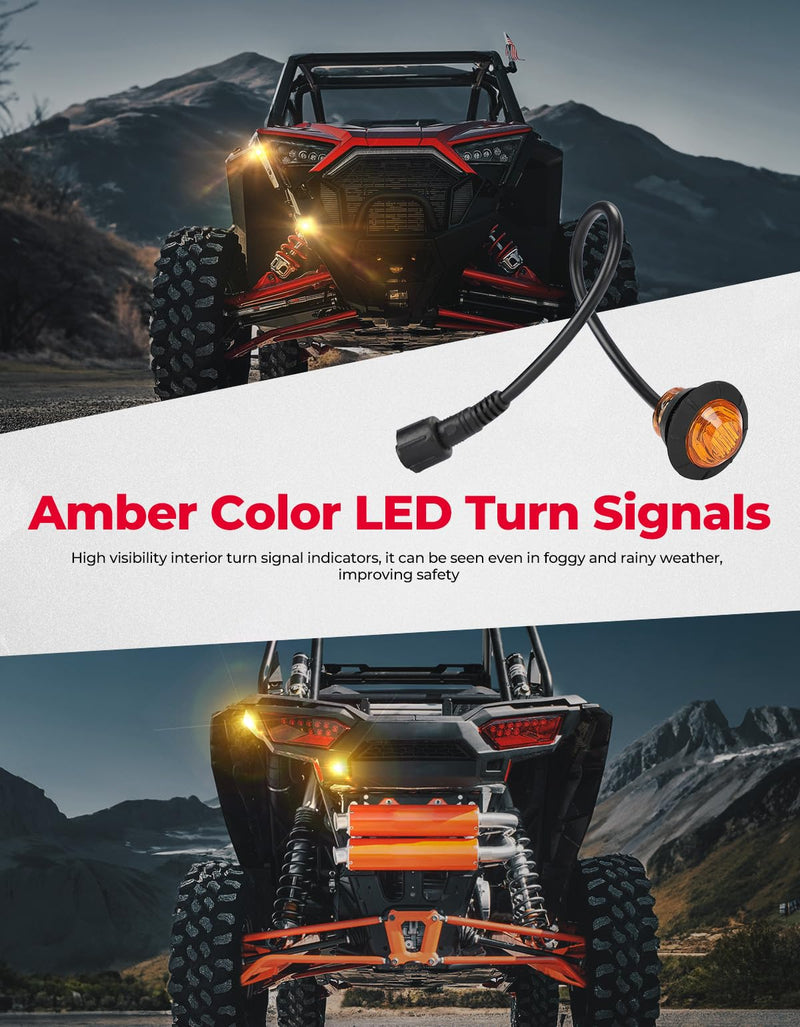 Load image into Gallery viewer, Universal Plug &amp; Play Turn Signal Kit With Rocker Switch &amp; 110D Horn
