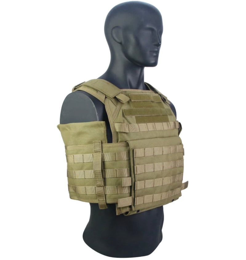 Load image into Gallery viewer, BIG BOY VEST XL COMBO PACKAGE LIGHTWEIGHT LEVEL IV (2) 10x13.5 Front/Back Plates (2) 8x6 Side Plates (LVL IV Ceramic)
