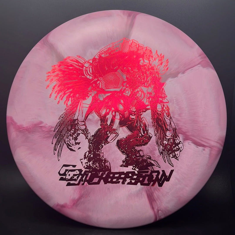 Load image into Gallery viewer, Swirl ESP Buzzz - Double Stamp! Chris Dickerson Robot Chicken 2023
