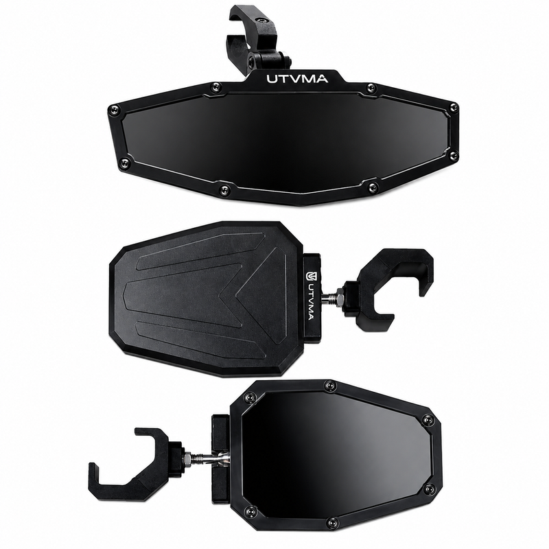 Load image into Gallery viewer, UTVMA Rearview and Sideview Mirror Kit

