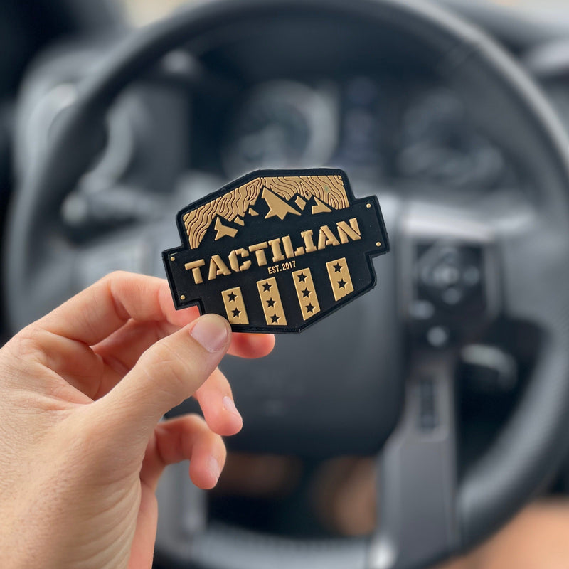 Load image into Gallery viewer, Tactilian Coyote Tan Stars and Stripes PVC Patch
