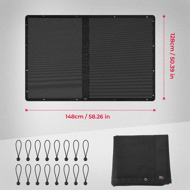 Load image into Gallery viewer, UTV Soft Top Window Net Mesh for Polaris Ranger 1000 Crew (2017-2024)

