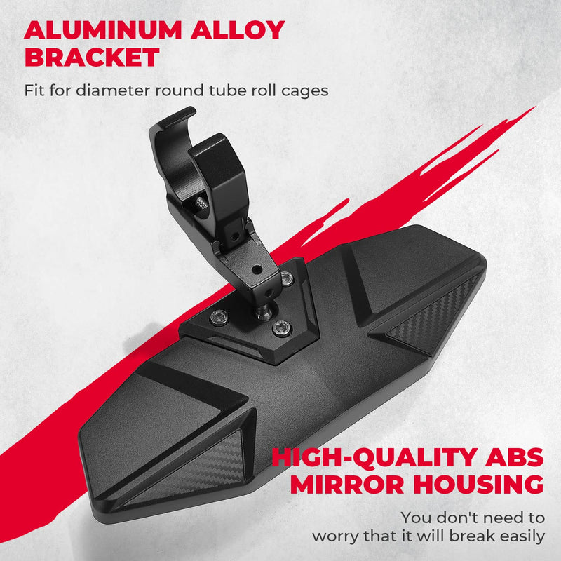 Load image into Gallery viewer, Upgraded UTV Rear View Mirror for 1.6"-2" Roll Bar Mount
