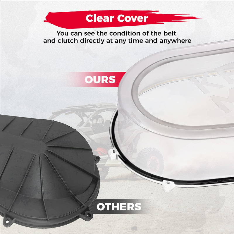 Load image into Gallery viewer, Outer Clutch Cover with RGB LED Strip Lights for Can-Am Maverick X3/MAX
