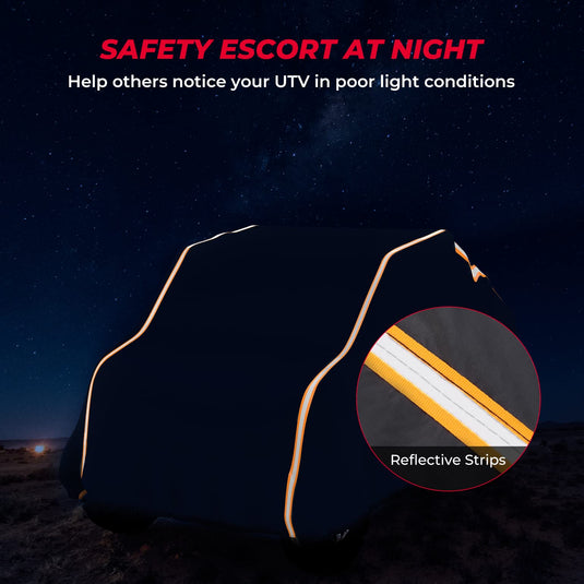 UTV Cover Rays-Reflective Strip for Polaris, Can-Am, Kawasaki,CFMOTO