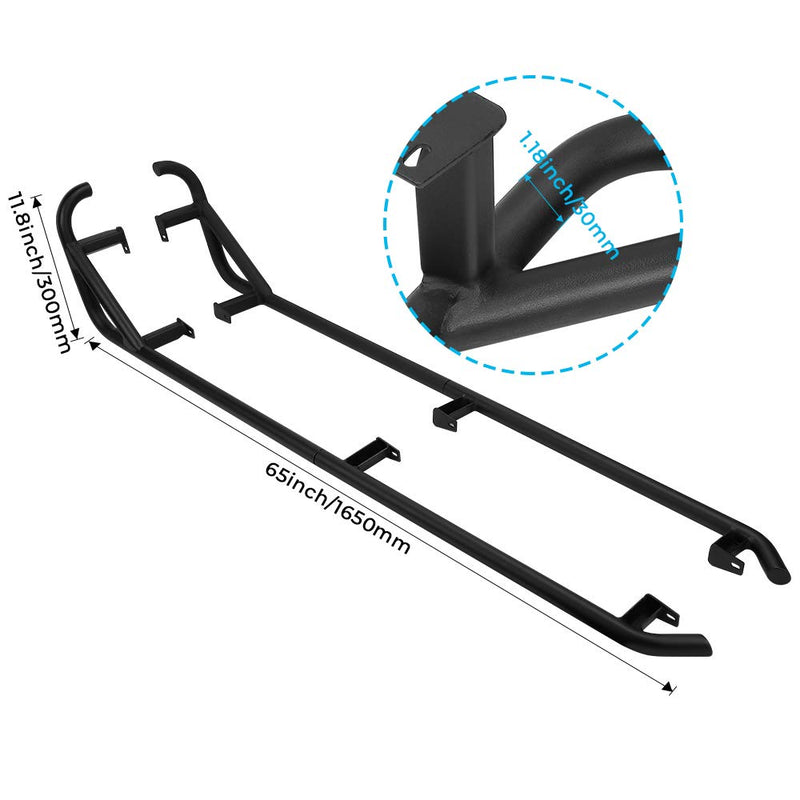 Load image into Gallery viewer, Steel Nerf Bars Fit Polaris RZR XP 4 1000 / 4 Turbo 2014-2023
