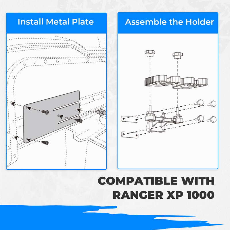 Load image into Gallery viewer, Gun Holder Rack For Polaris/ Can Am/ Honda/ Kawasaki
