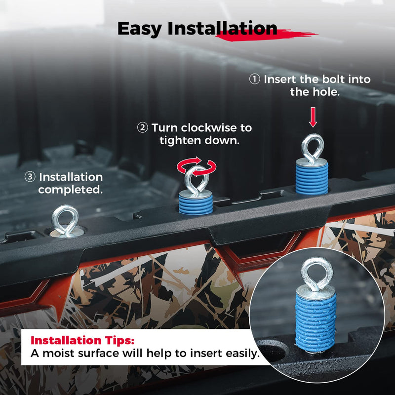 Load image into Gallery viewer, Tie Down Anchors with 1-7/16" Hole for Ranger/ General (6 Pcs)

