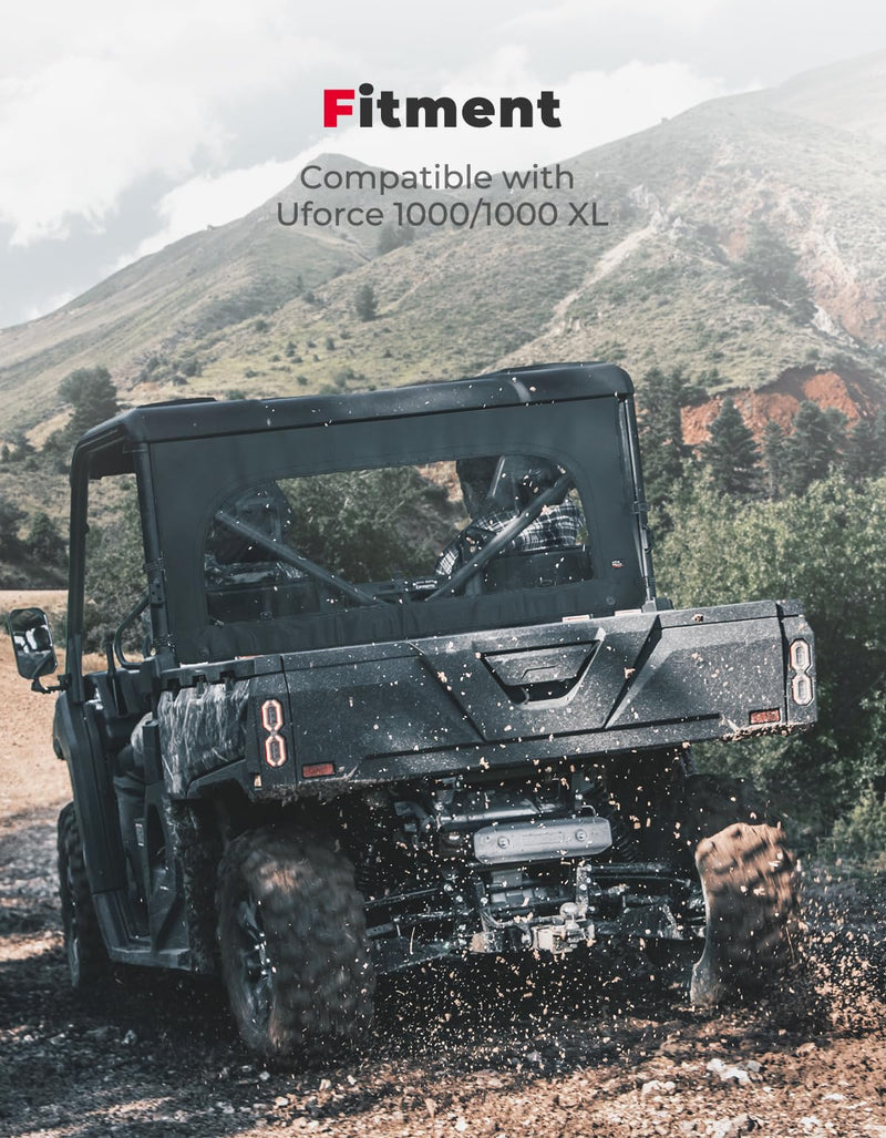 Load image into Gallery viewer, Rear Soft Windshield with Zipper for CFMOTO Uforce 1000/1000XL
