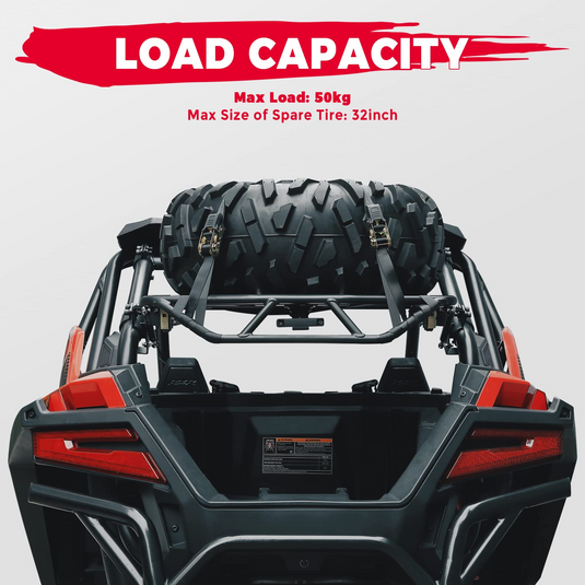 Storage Cargo Tire Rack for Polaris RZR PRO XP (2020-2024)