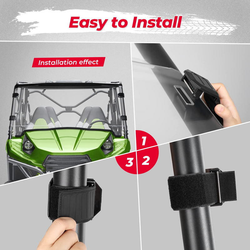 Load image into Gallery viewer, Front Full Windshield for Kawasaki Teryx 4 750 / Teryx 800
