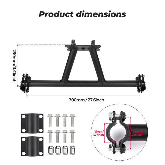 Spare Tire Carrier Mount for Polaris RZR XP 1000/4 1000 /Turbo