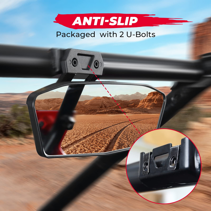 Load image into Gallery viewer, Aluminum Rear View Mirror with Light for Polaris RZR PRO XP/R
