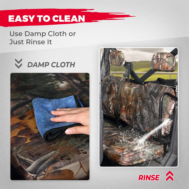 Load image into Gallery viewer, Seat Cover with Headrest Cover for Polaris Ranger Crew 1000/Crew XP 1000
