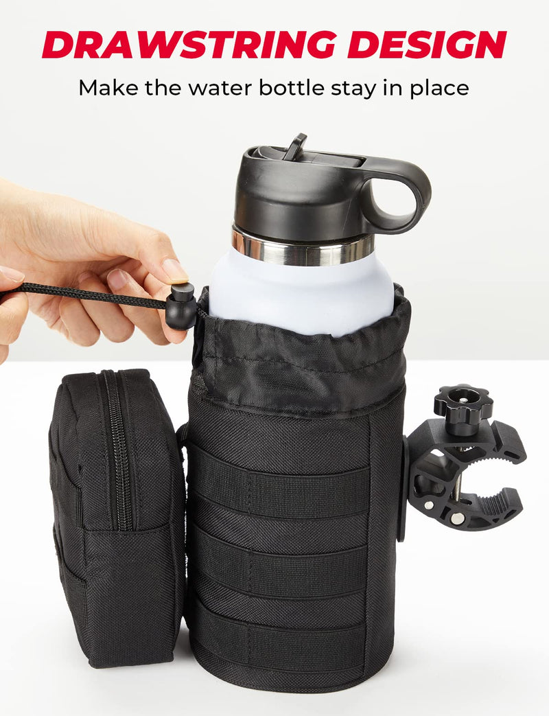 Load image into Gallery viewer, Oxford Fabric Cup Holder with Upgrade Alligator Clamp for UTV ATV Motorcycle Bike
