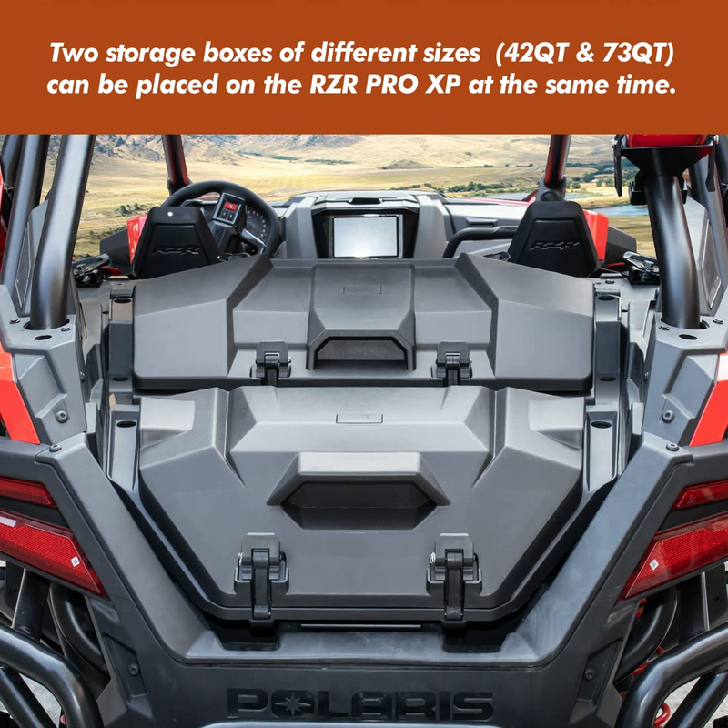 Load image into Gallery viewer, 73 QT Rear Storage Bed Box for Polaris RZR PRO XP / 4 (2020-2025)
